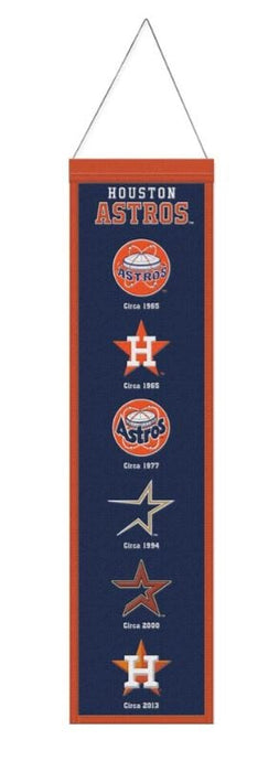 Winning Streak Sports Banners One Size / Navy Houston Astros WinCraft 8'' x 32'' Evolution Banner
