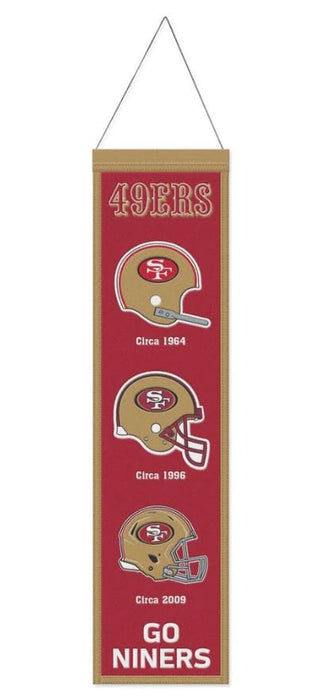 Winning Streak Sports Banners One Size / Red San Francisco 49ers WinCraft 8'' x 32'' Evolution Banner