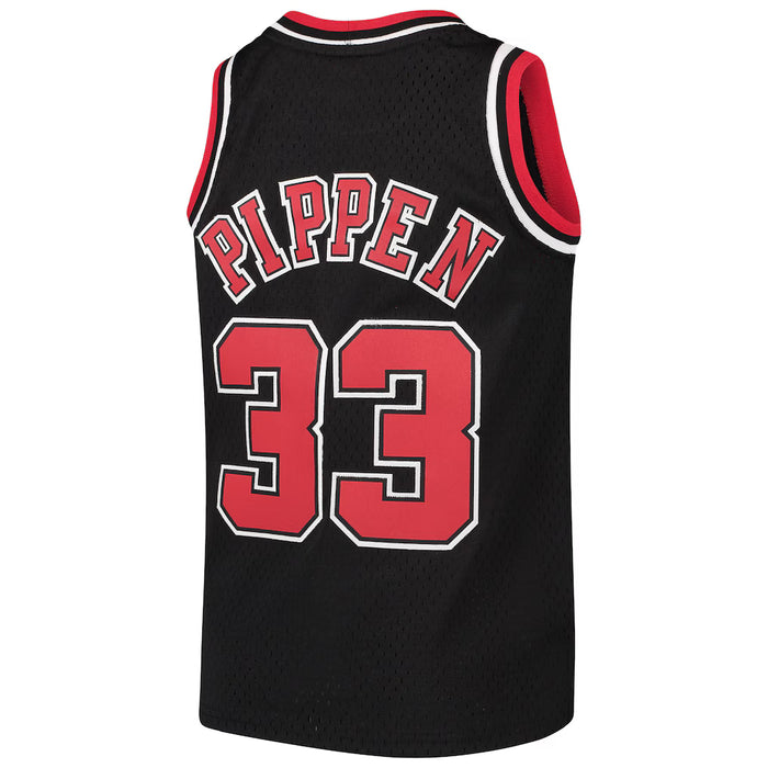 Outerstuff Youth Jersey NBA Youth Scottie Pippen Chicago Bulls 1997 Mitchell & Ness Black NBA Throwback Jersey - Unisex