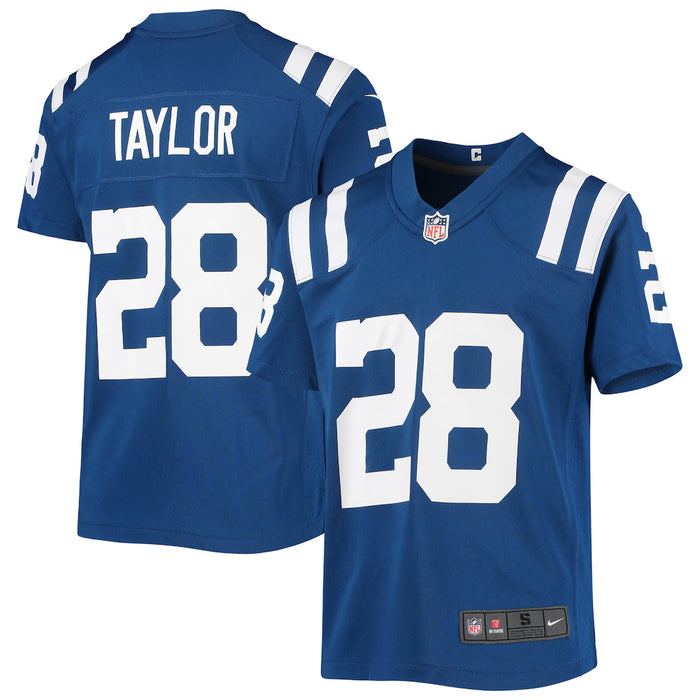 Youth Jonathan Taylor Nike Blue Colts Game Jersey