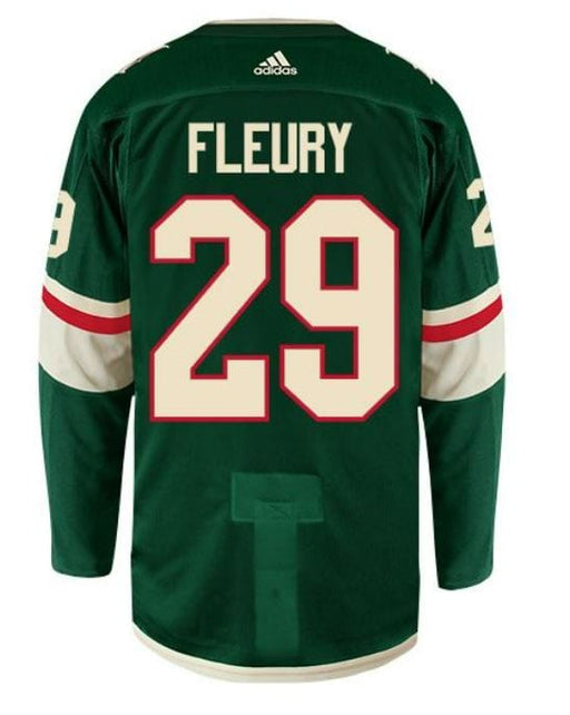 adidas Adult Jersey Marc-Andre Fleury Minnesota Wild adidas Green Authentic Player Jersey