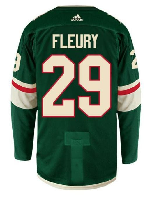 Marc-Andre Fleury Minnesota Wild adidas Green Authentic Player Jersey