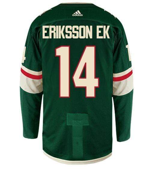 Joel Eriksson Ek Minnesota Wild adidas Green Authentic Player Jersey