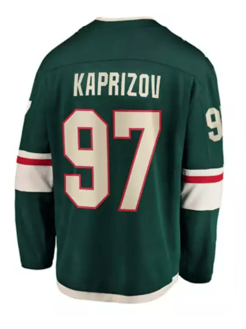 Fanatics Adult Jersey Kirill Kaprizov Minnesota Wild Fanatics Branded Green Breakaway Player Jersey