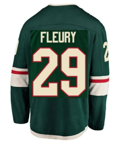 Marc Andre Fleury Minnesota Wild Jersey Fanatics Branded Green