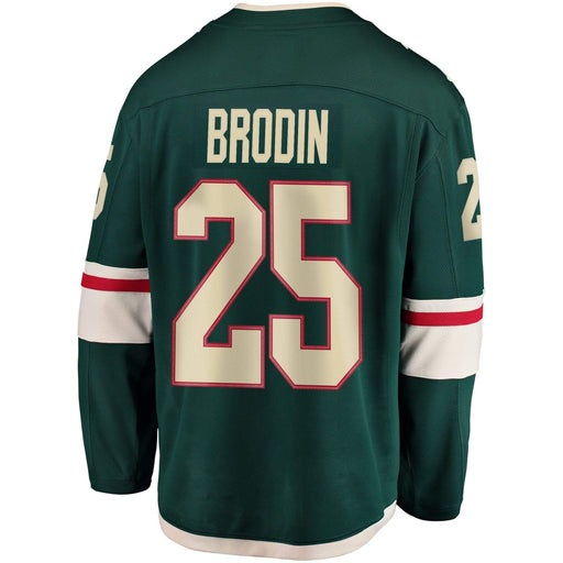 Jonas Brodin Minnesota Wild Fanatics Branded Green Breakaway Player Jersey - Men's