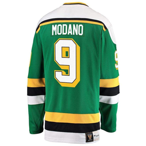 Fanatics Adult Jersey Mike Modano Minnesota North Stars Fanatics Branded Men's Green Premier Breakaway Heritage Player Jersey