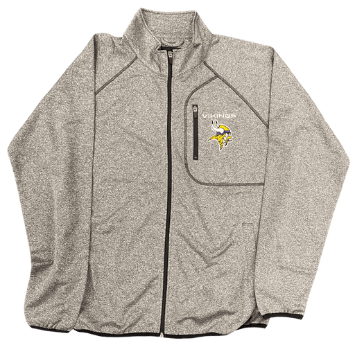 G-III Jacket Men's Minnesota Vikings G-III Gray Full Zip Jacket