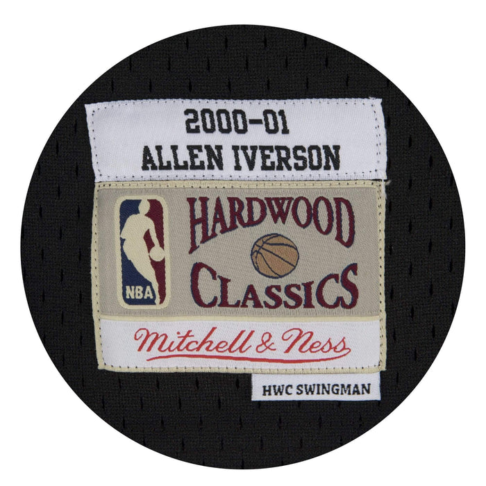 Mitchell & Ness Swingman Philadelphia 76ers Road 2000-01 Allen Iverson Jersey, Black
