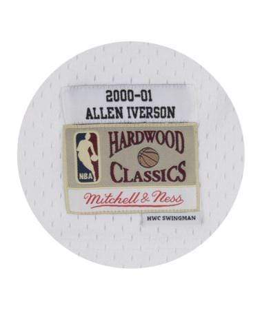 Mitchell & Ness Swingman Philadelphia 76ers Home 2000-01 Allen Iverson Jersey, White