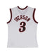 Mitchell & Ness Adult Jersey Allen Iverson Philadelphia 76ers Mitchell & Ness NBA White Throwback Swingman Jersey