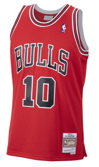 Mitchell & Ness Adult Jersey BJ Armstrong Chicago Bulls 1990-91 Mitchell & Ness Red Throwback Swingman Jersey