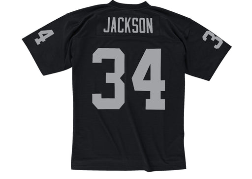 Mitchell & Ness Adult Jersey Bo Jackson Los Angeles Raiders Mitchell & Ness NFL 1988 Black Throwback Jersey
