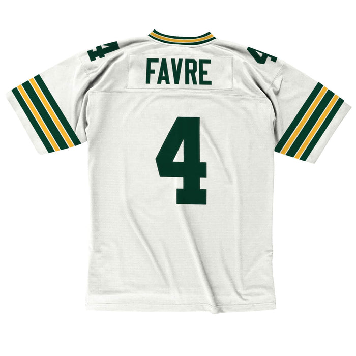 Brett Favre Green Bay Packers Mitchell & Ness NFL White Throwback Jersey