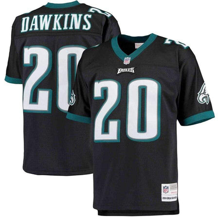 Youth Mitchell & Ness Brian Dawkins Charcoal Philadelphia Eagles 2004  Retired Player Metal Replica Jersey