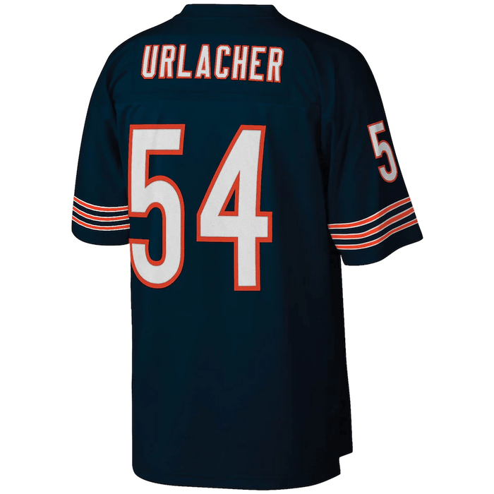 Brian Urlacher Chicago Bears Mitchell & Ness NFL 2001 Navy Throwback Jersey