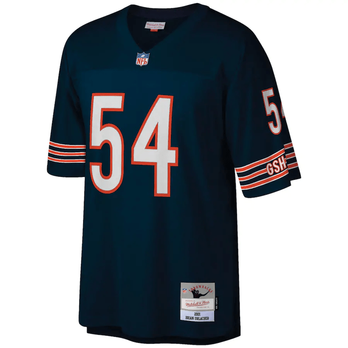 Brian Urlacher Chicago Bears Mitchell & Ness NFL 2001 Navy Throwback Jersey