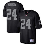 Charles Woodson Oakland Raiders Mitchell & Ness NFL Black Throwback Je ...