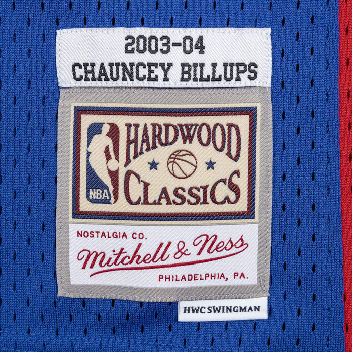 Chauncey Billups Detroit Pistons Mitchell & Ness Hardwood Classics Swingman  Jersey - Royal