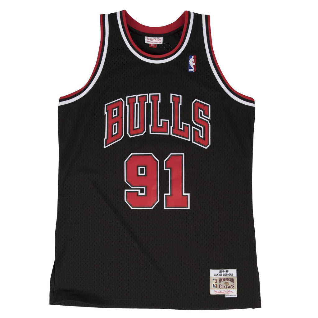 Nwt Adult Large MITCHELL NESS CHICAGO BULLS DENNIS RODMAN 1997-98 JERSEY  Patch