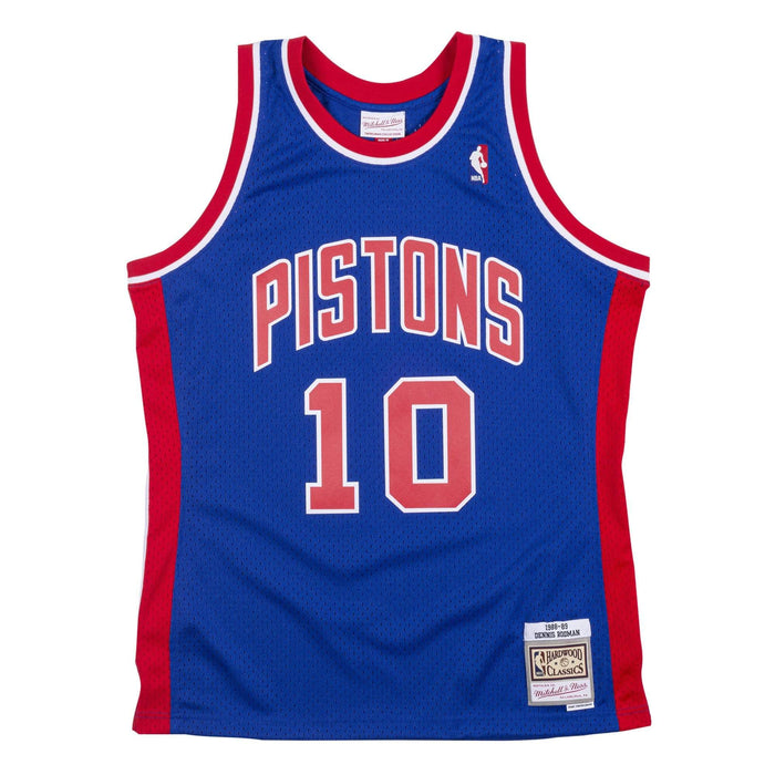 Detroit Pistons Primary Dark Uniform - National Basketball