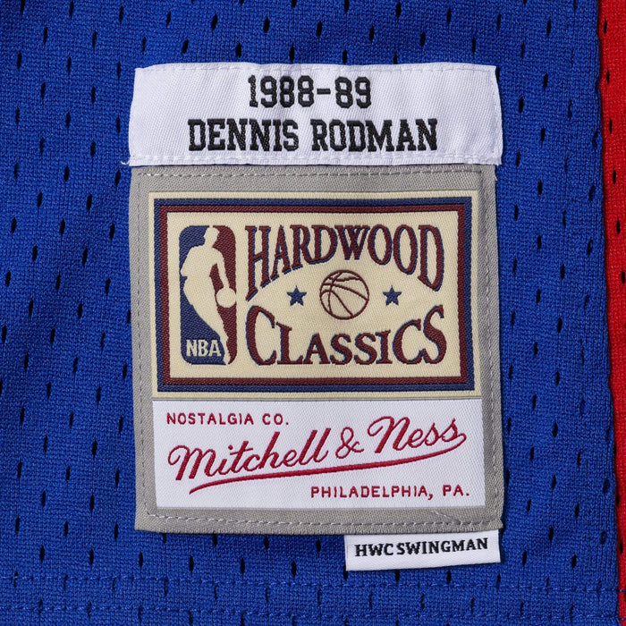 Dennis Rodman Chicago Bulls Mitchell & Ness NBA Black Pinstripe Throwback  Swingman Jersey