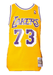Mitchell & Ness Adult Jersey Dennis Rodman Los Angeles Lakers 1998-99 Mitchell & Ness Gold Throwback Swingman Jersey