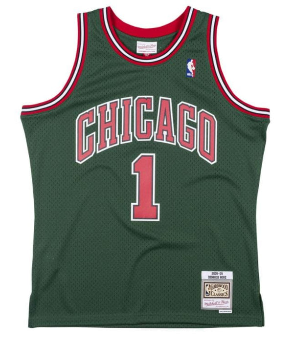 Derrick Rose Chicago Bulls Mitchell & Ness Green 2008-09 Throwback Swingman Jersey