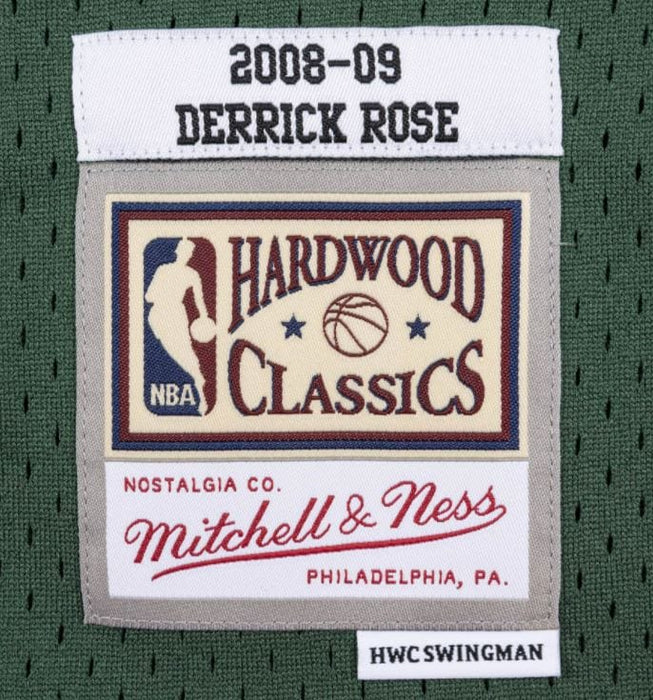 Derrick Rose Chicago Bulls Mitchell & Ness Green 2008-09 Throwback Swingman Jersey