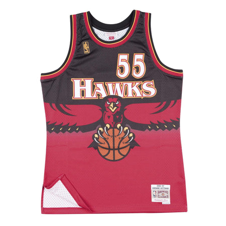 NWT Dikembe Mutombo Mitchell & Ness Atlanta Hawks gradient Jersey