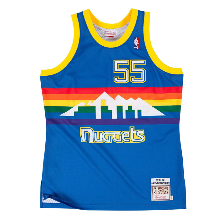 Denver Nuggets NBA Dikembe Mutombo Hardwood Classics Jersey