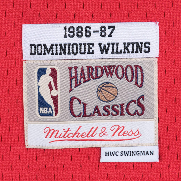 Women's Mitchell & Ness Dominique Wilkins Red Atlanta Hawks Hardwood Classics Swingman Jersey Size: Extra Large