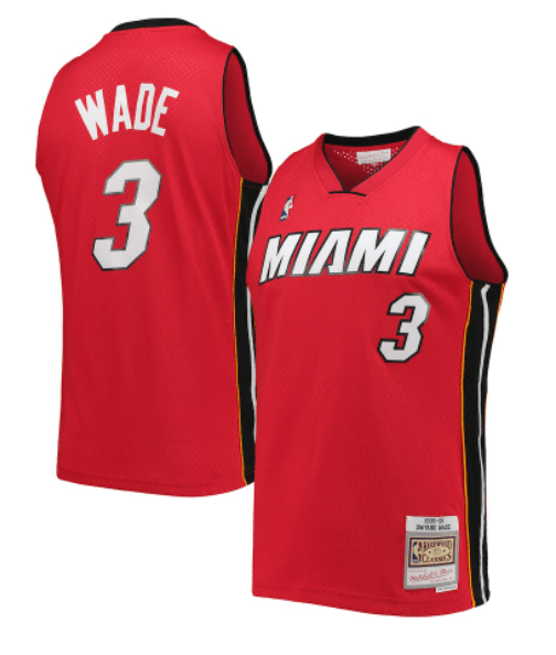 Miami heat best sale red throwback jersey