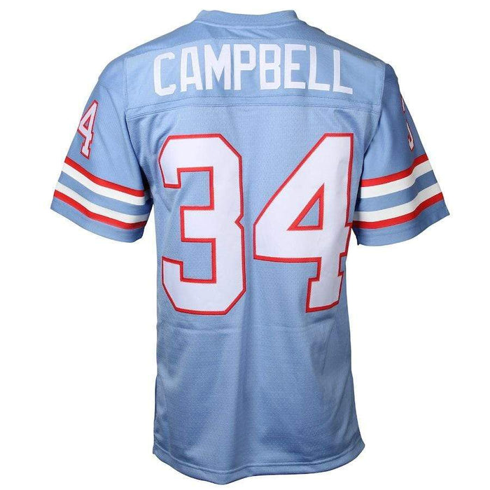 Earl Campbell Houston Oilers Mitchell & Ness NFL 1980 Blue Throwback Jersey