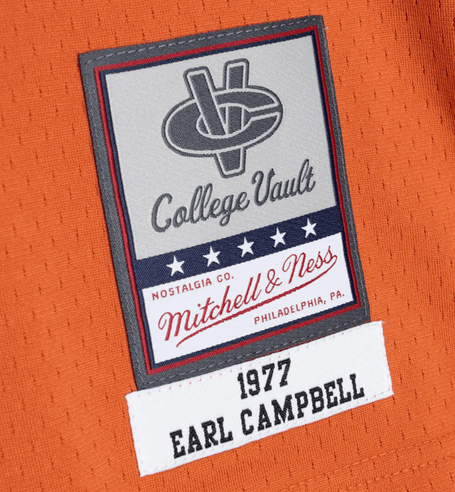 Mitchell & Ness Adult Jersey Earl Campbell Texas Longhorns Mitchell & Ness 1977 Orange Throwback Legacy Jersey