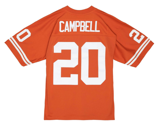Earl Campbell Texas Longhorns Mitchell & Ness 1977 Orange Throwback Legacy Jersey - Men's