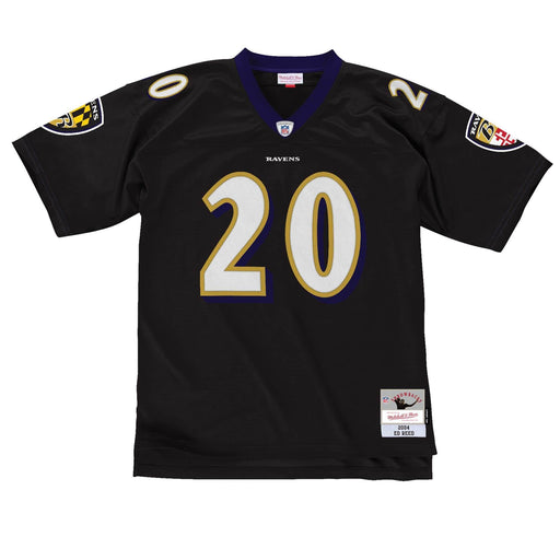 Mitchell & Ness Adult Jersey Ed Reed Baltimore Ravens Mitchell & Ness NFL Black Throwback Jersey