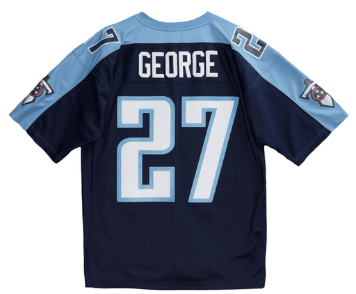 Eddie George Tennessee Titans Mitchell & Ness NFL Navy Throwback Jersey