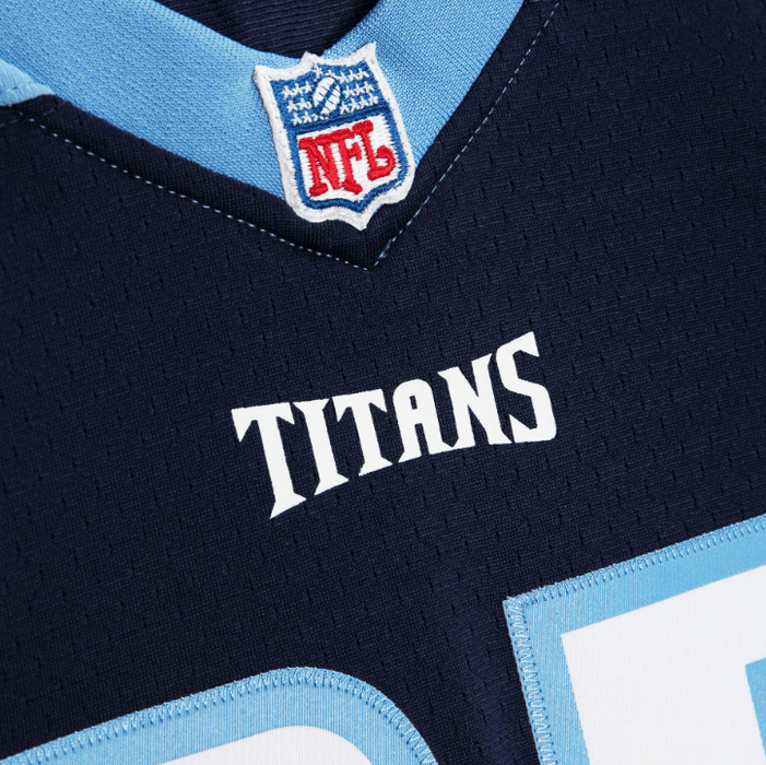 Eddie George Tennessee Titans Jersey Mitchell Ness NFL Navy