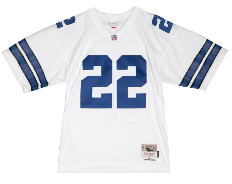 Emmitt Smith Dallas Cowboys Jersey Mitchell Ness NFL 1992