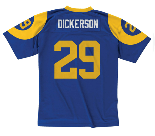 Eric Dickerson Los Angeles Rams Mitchell & Ness NFL Blue Throwback Jersey