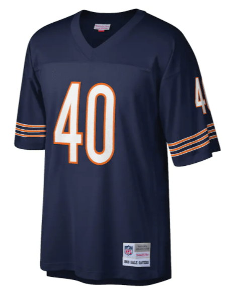 Mitchell & Ness Men's Gale Sayers Navy Chicago Bears Legacy Replica Jersey - Blue