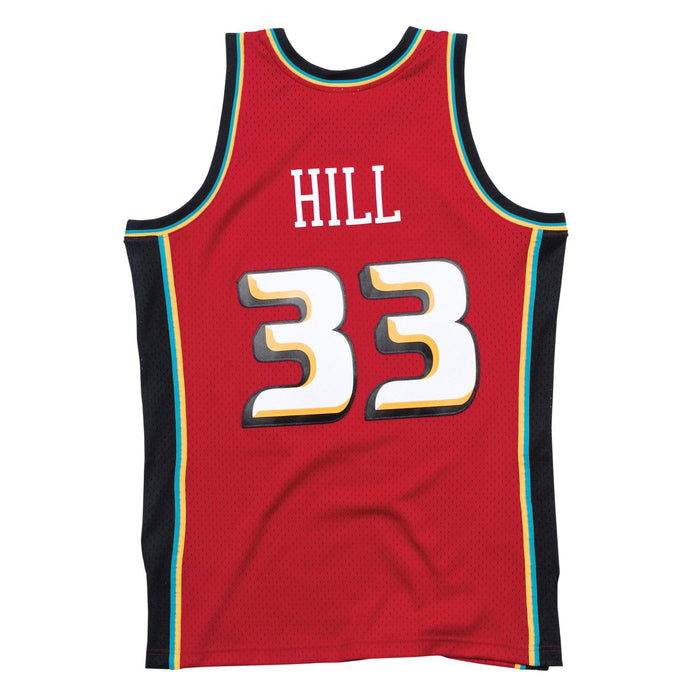 Mitchell & Ness Adult Jersey Grant Hill Detroit Pistons 1999-00 Mitchell & Ness Red Throwback Swingman Jersey
