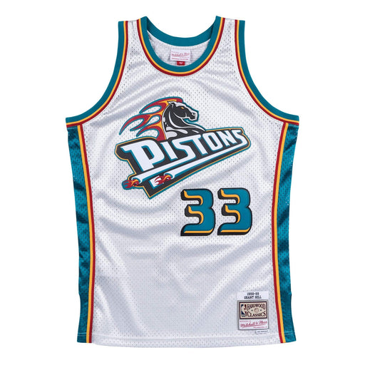 Grant Hill Detroit Pistons 1998-99 Mitchell & Ness White Throwback Swingman Jersey