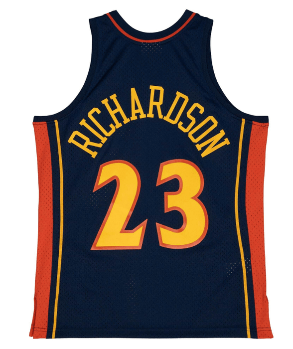 GOLDEN STATE WARRIORS JASON RICHARDSON REEBOK THROWBACK NBA JERSEY LARGE –  The Felt Fanatic