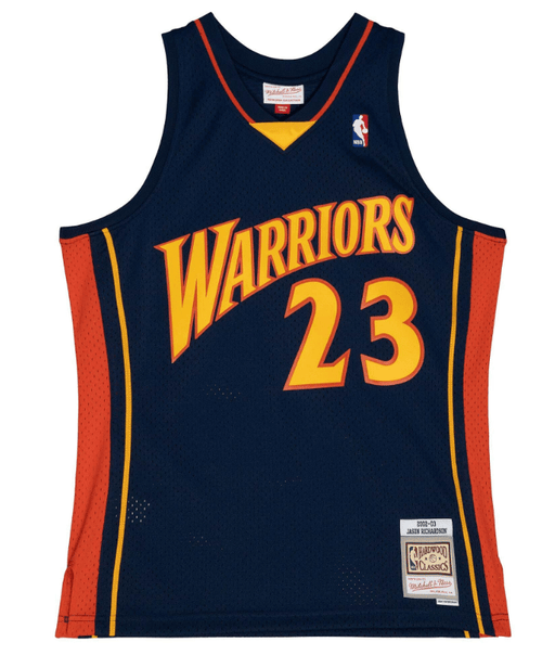 Warriors sales throwback jersey