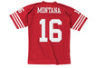 Joe Montana San Francisco 49ers Mitchell & Ness NFL Red Throwback Jersey