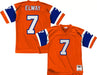 Mitchell & Ness Adult Jersey John Elway Denver Broncos Mitchell & Ness NFL Orange Throwback Jersey