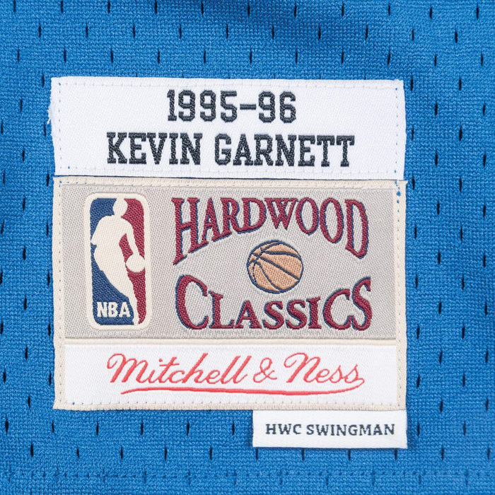 Kevin Garnett Minnesota Timberwolves Mitchell & Ness Youth 1995-96 Hardwood Classics Swingman Jersey – Blue