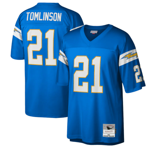 LaDainian Tomlinson San Diego Chargers 1998 Mitchell & Ness Powder Blue Throwback Jersey